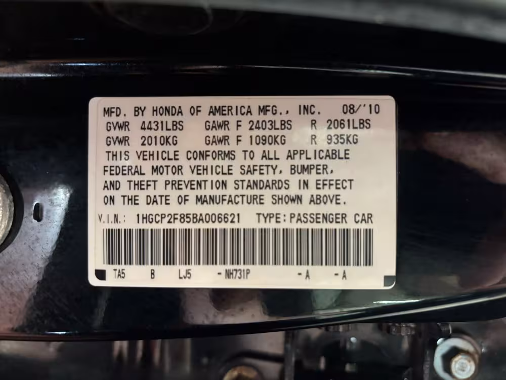 2011 Honda Accord - 1HGCP2F85BA006621 - Image #41